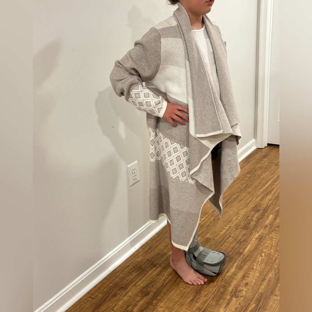 Evolution By Cyrus Open Drape Front Cardigan Swea… - image 3